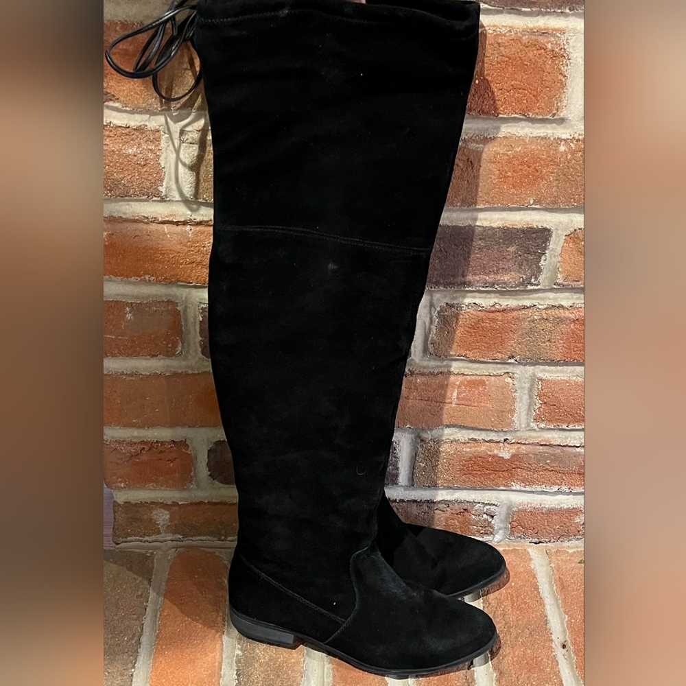 Valencia Suede Black Boots